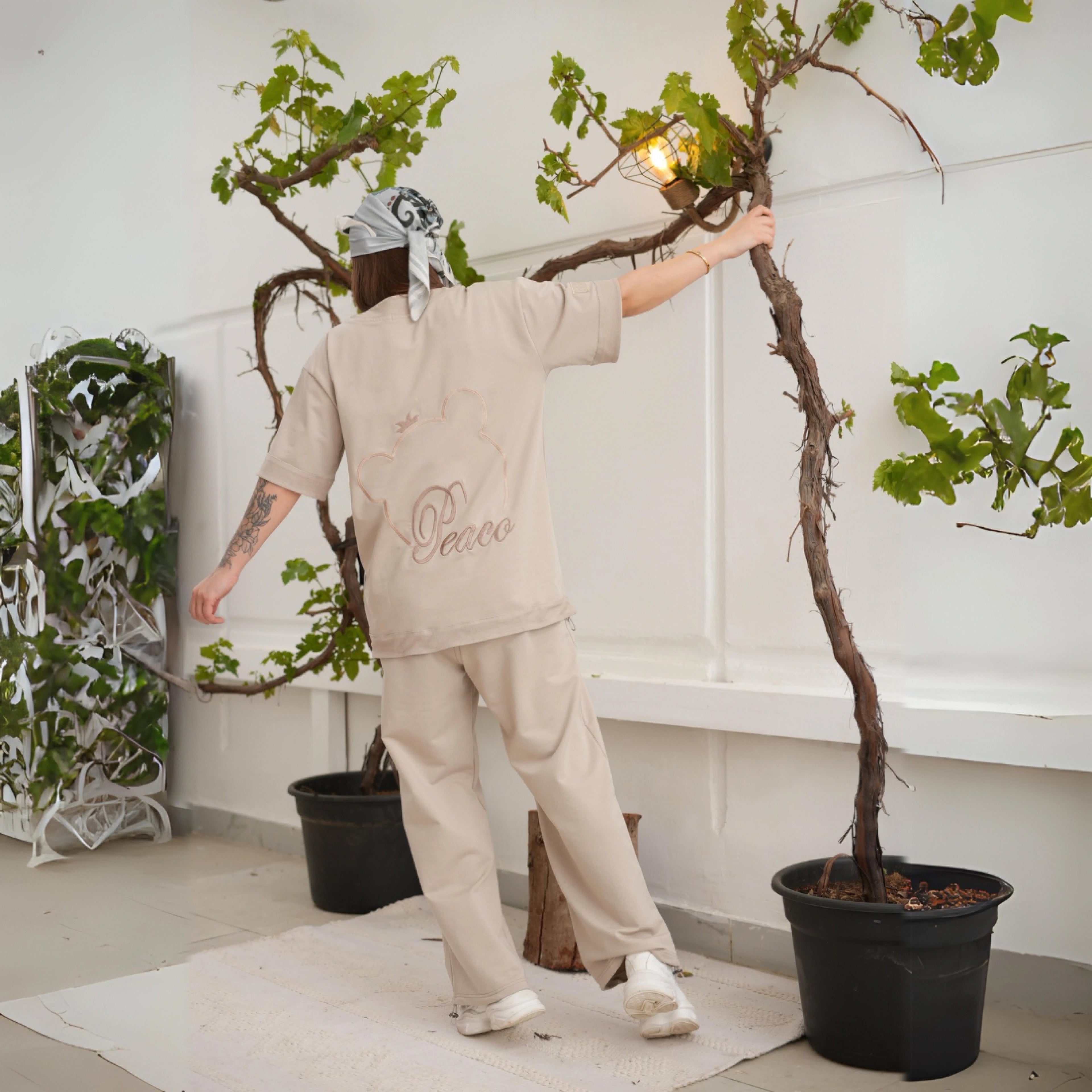 Beige Summer Melton SET - Peaco