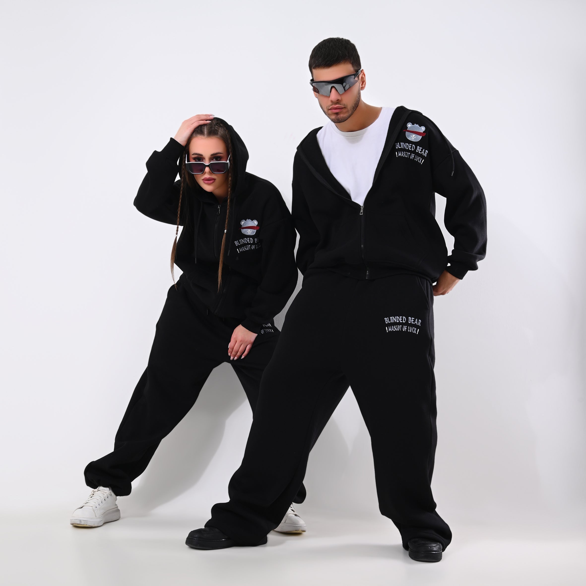 Black Blinded Bear Set - Peaco