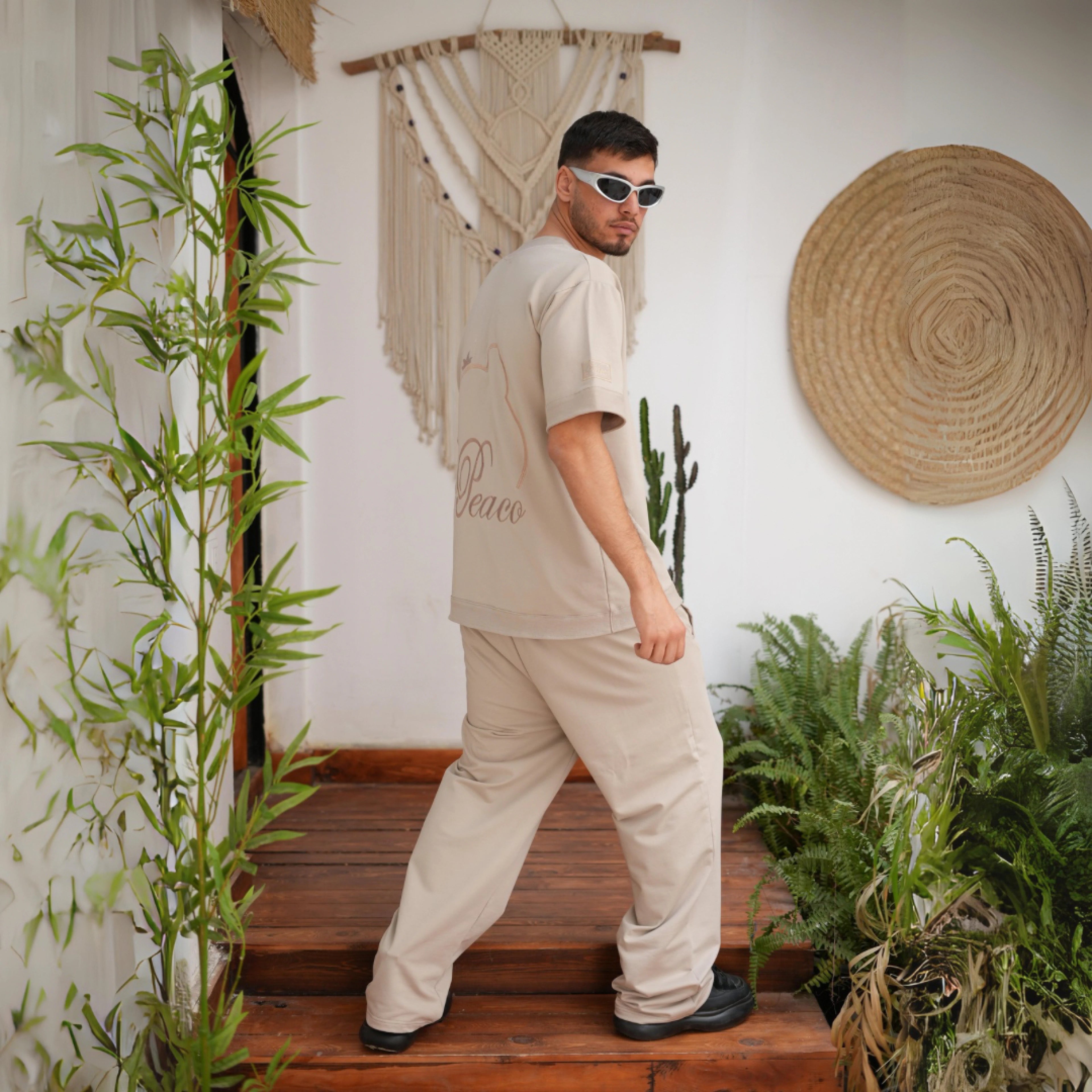 Beige Summer Melton SET - Peaco