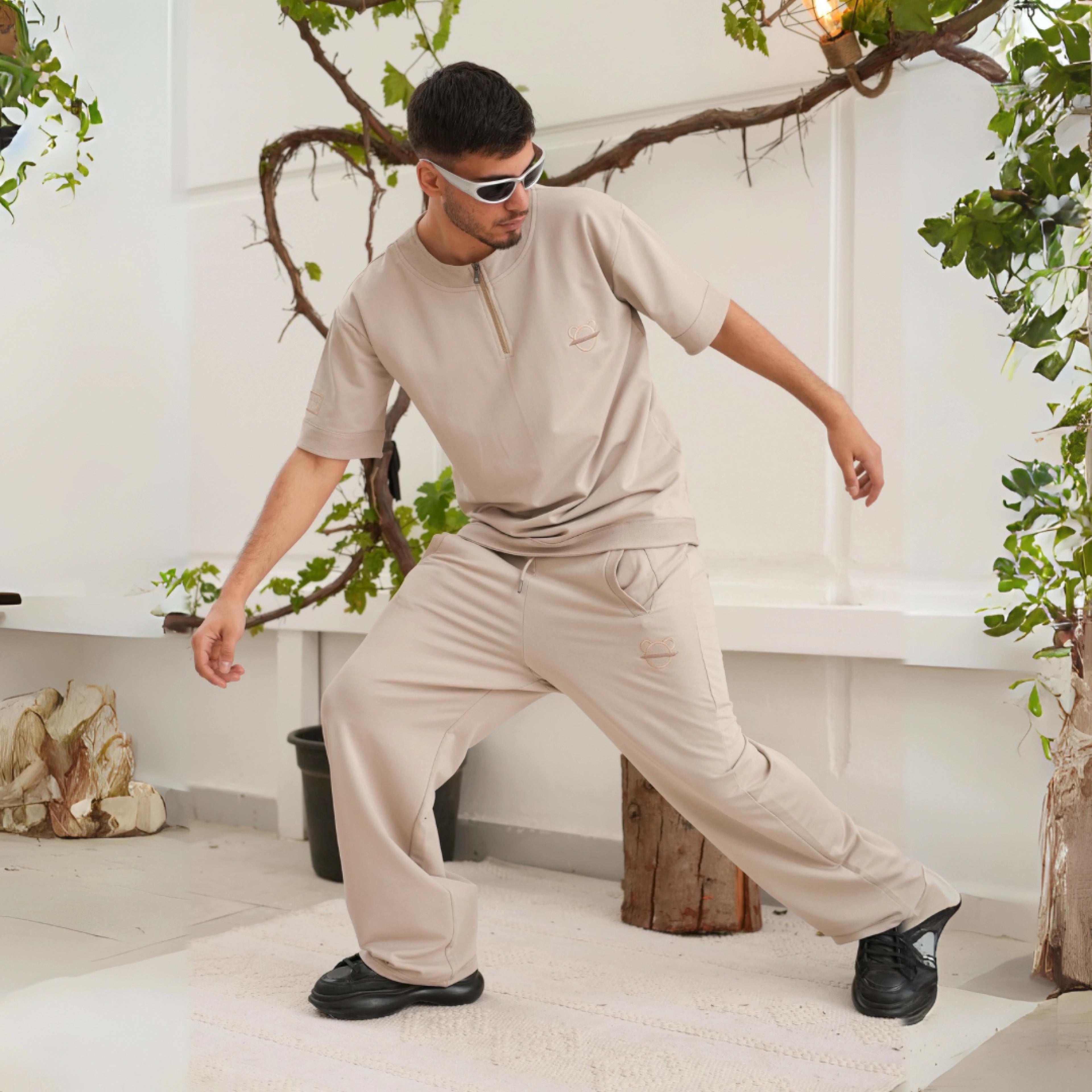 Beige Summer Melton SET - Peaco