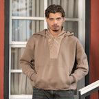 Beige Melton - Waterproof Hoodie - Peaco