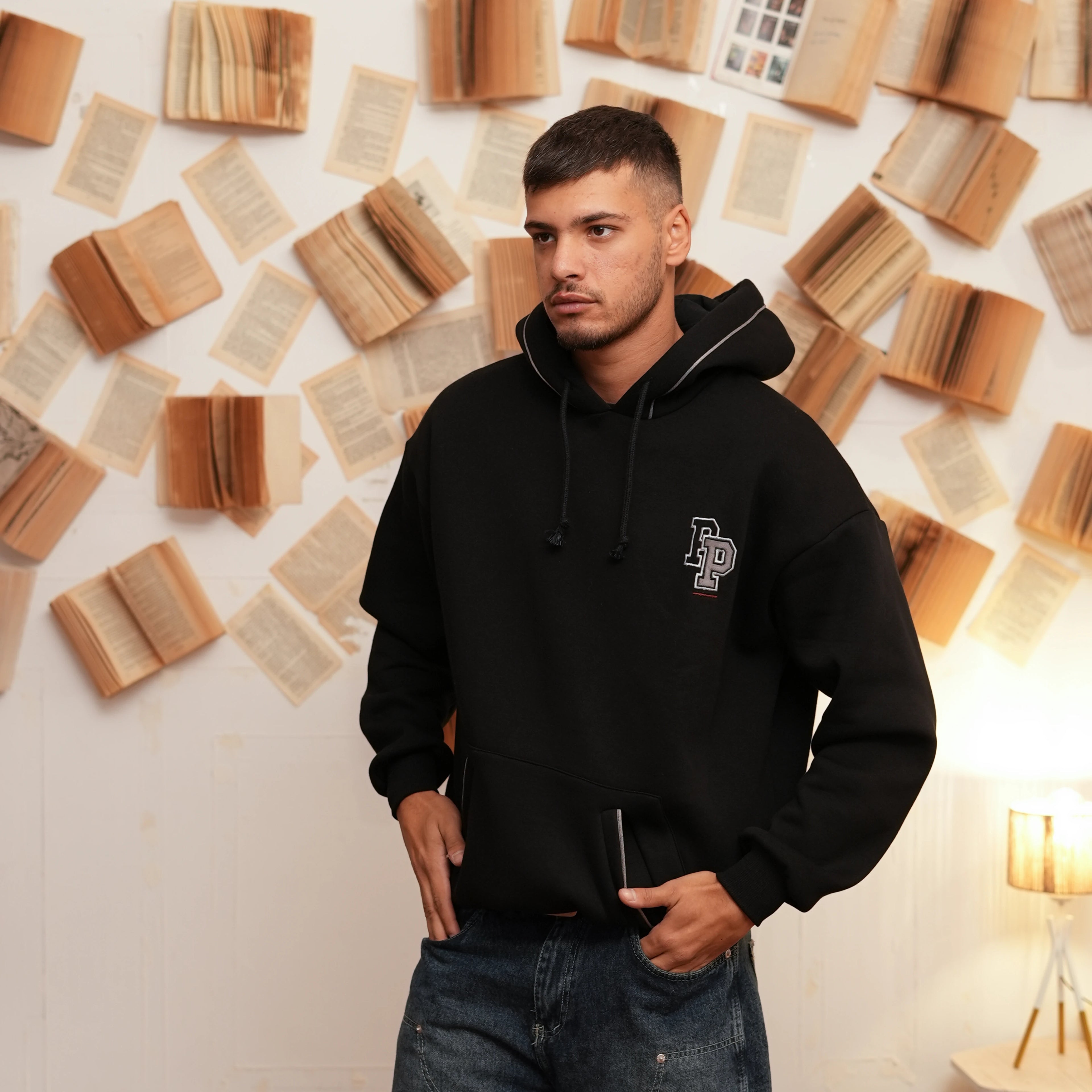 Black PP Hoodie - Peaco