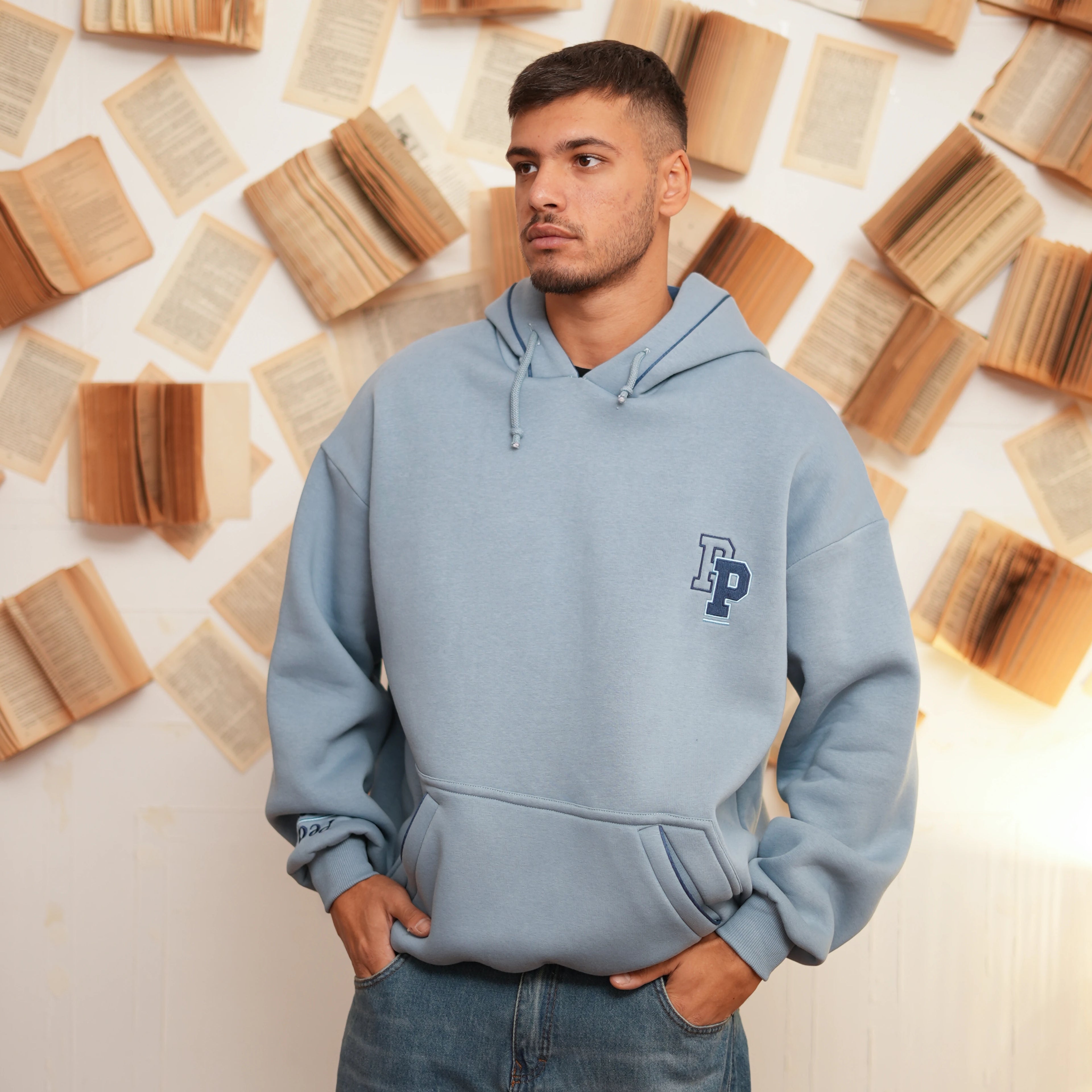 Sky Blue PP Hoodie - Peaco