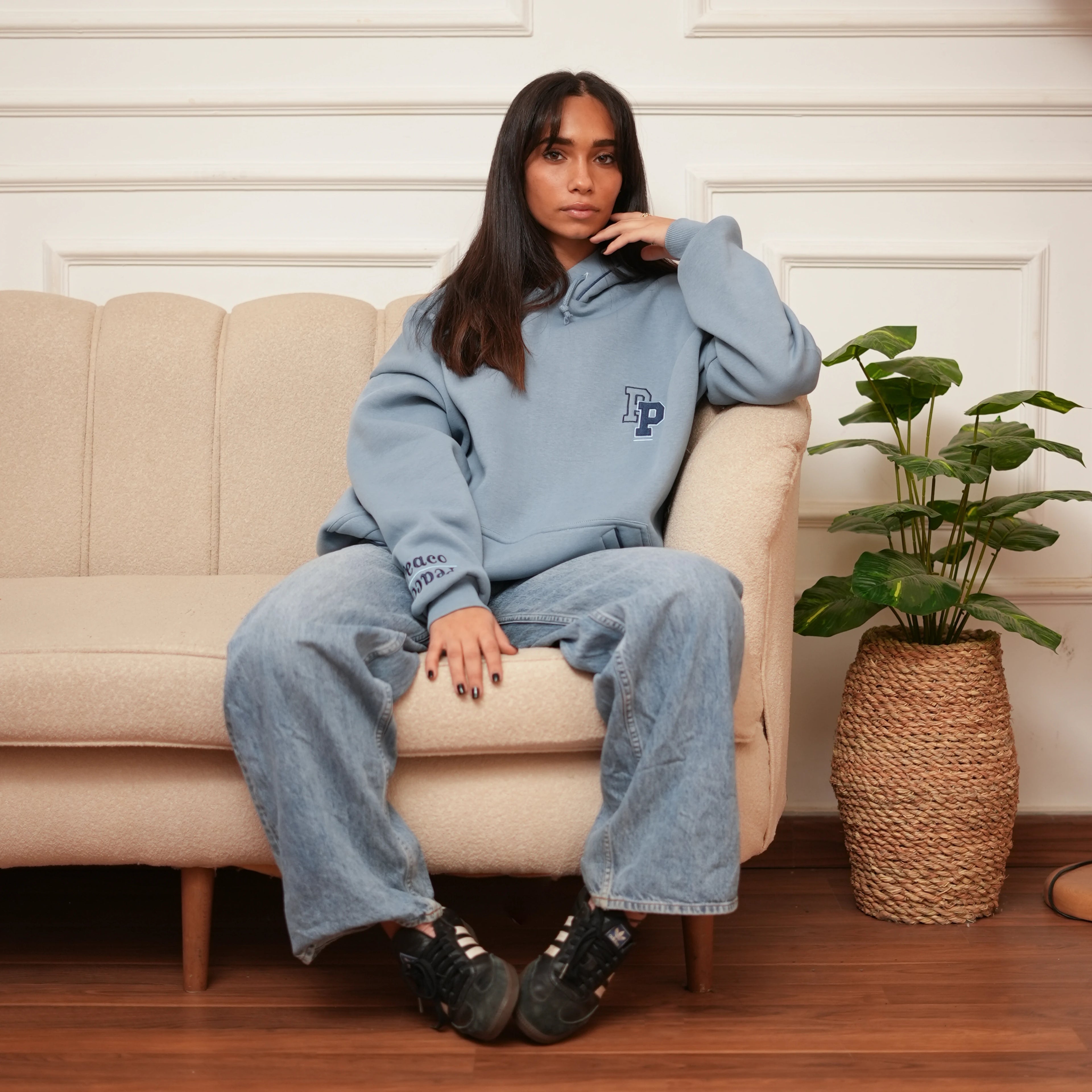 Sky Blue PP Hoodie - Peaco