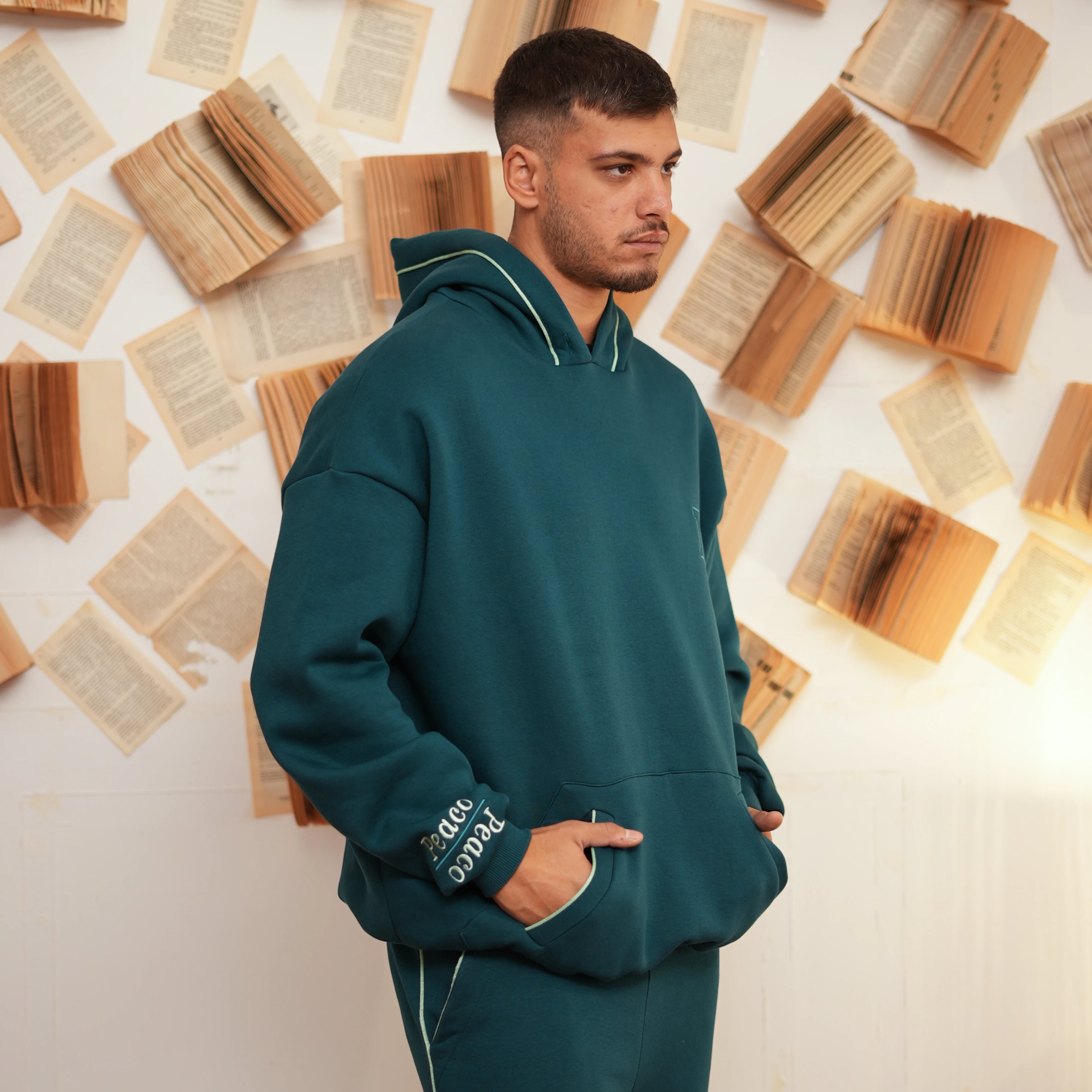 Teal PP Hoodie - Peaco
