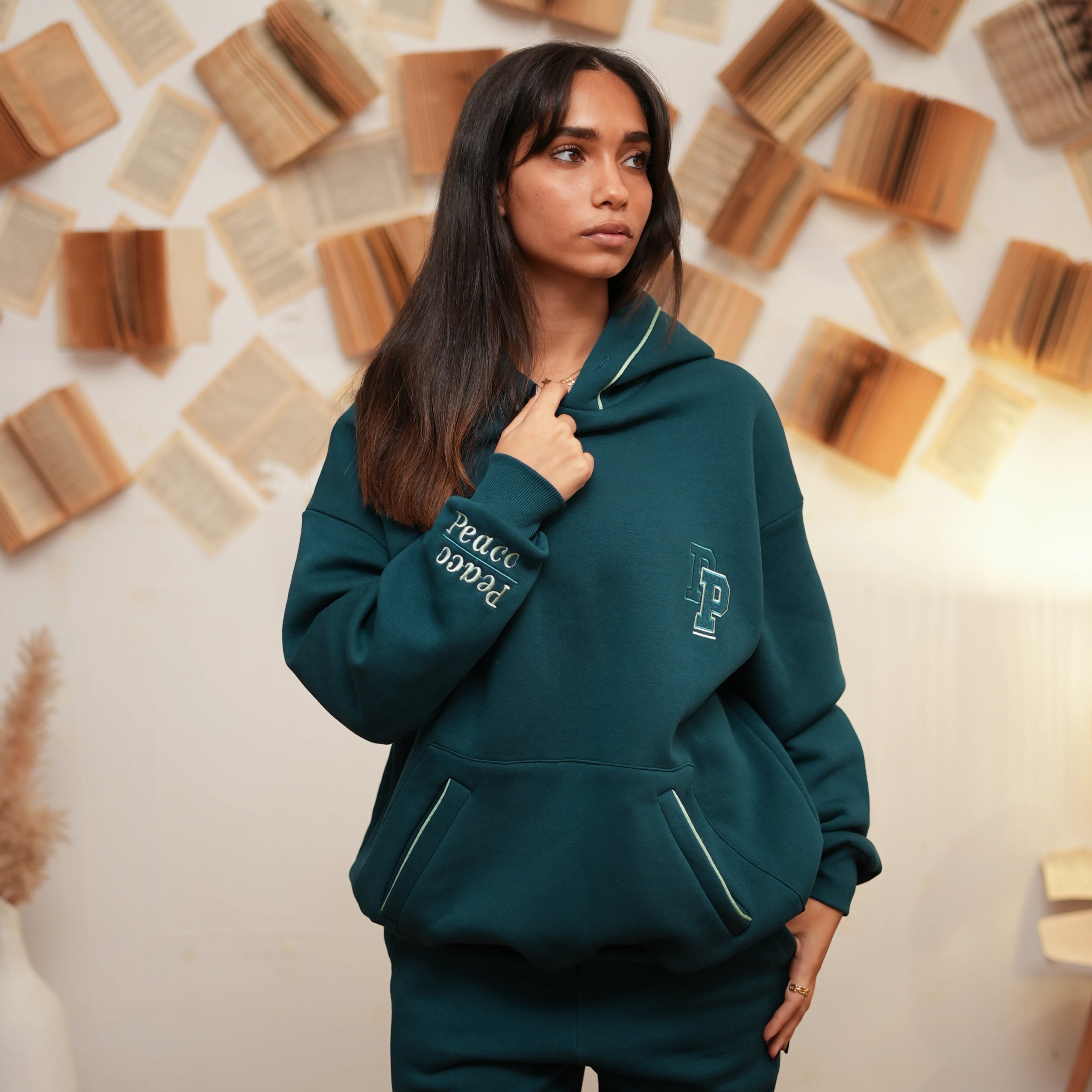 Teal PP Hoodie - Peaco