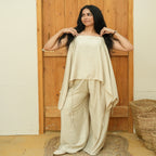 Beige Off - shoulders Smart Set - Peaco