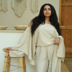 Beige Off - shoulders Smart Set - Peaco