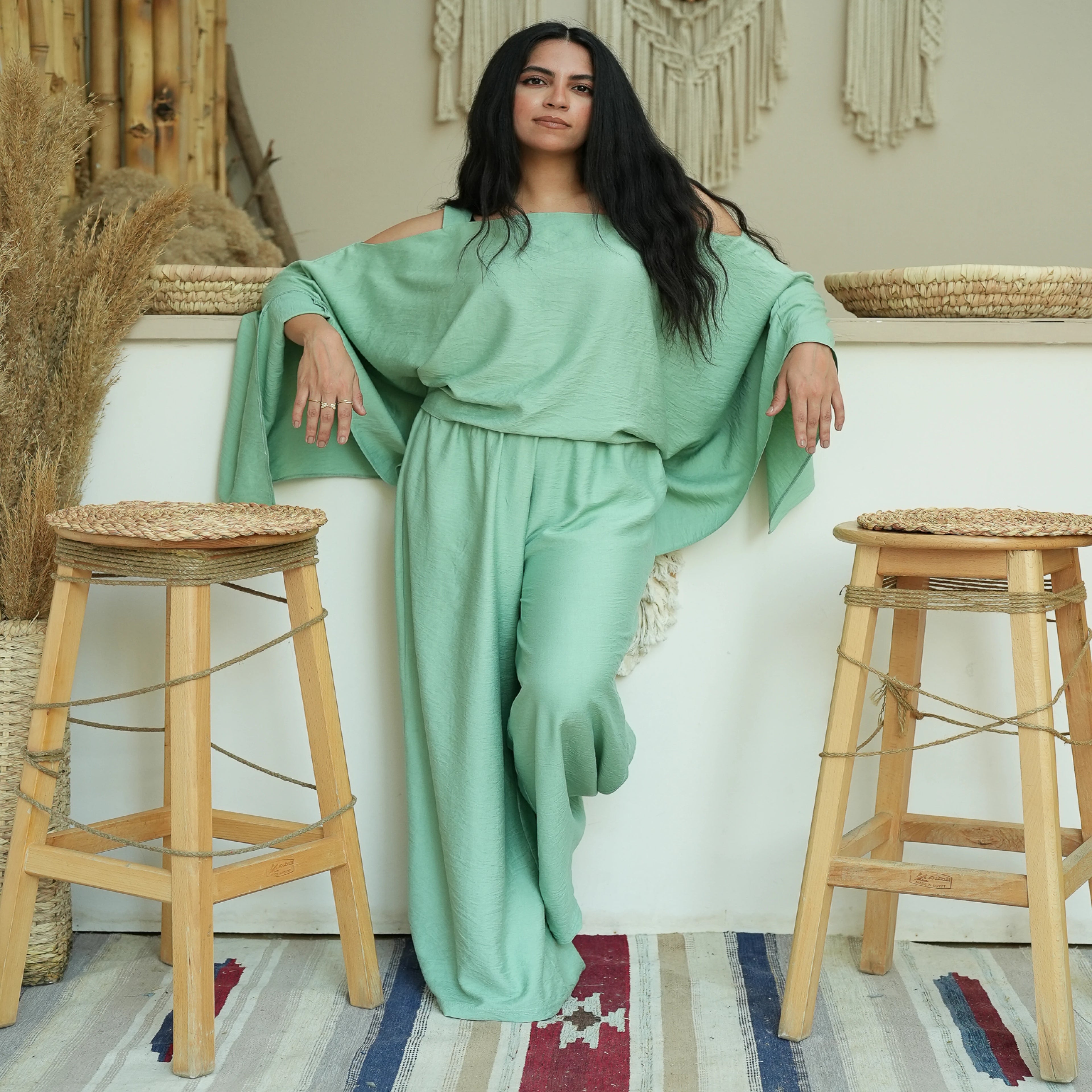 Mint Off - shoulders Smart Set - Peaco