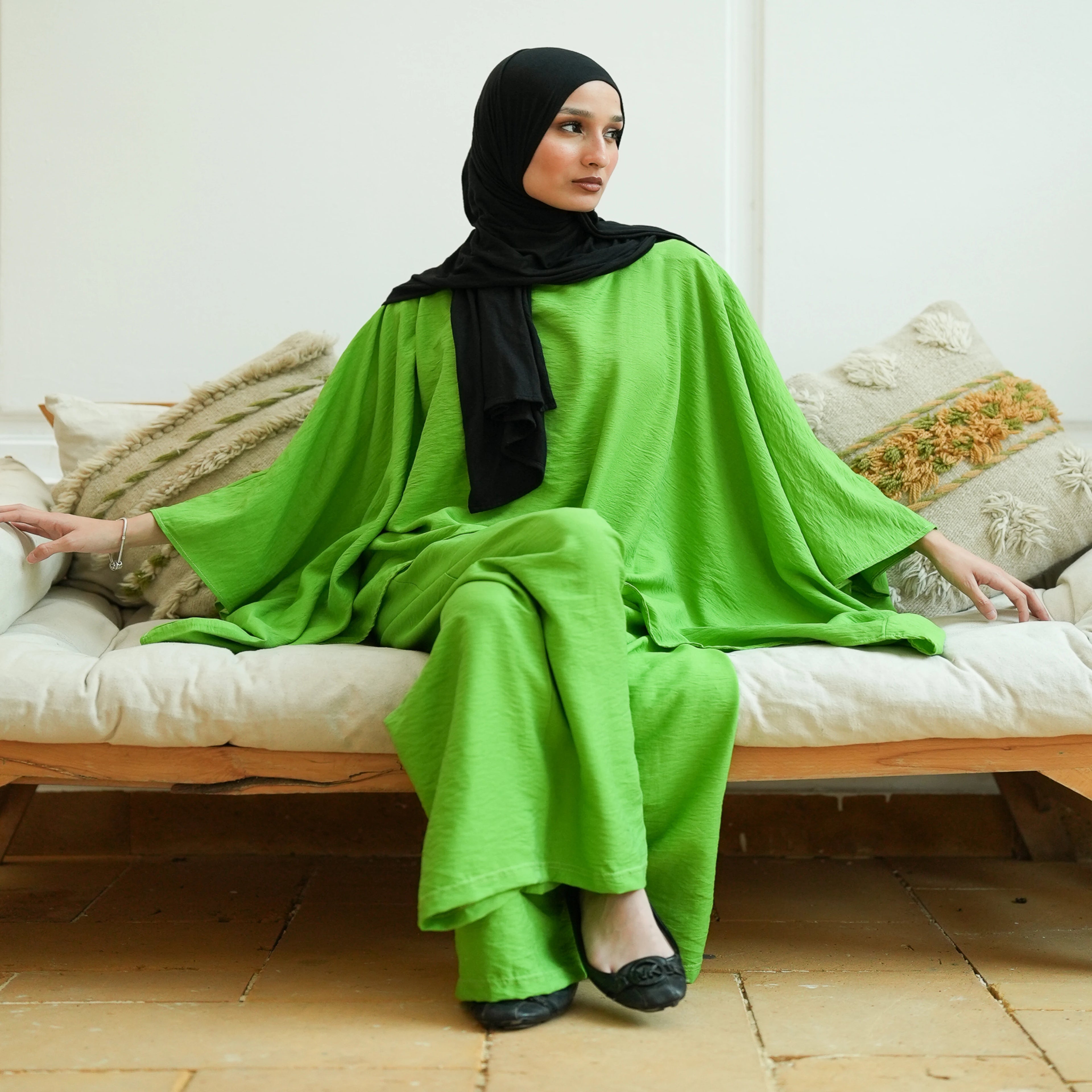 Green Puncho Smart Set - Peaco