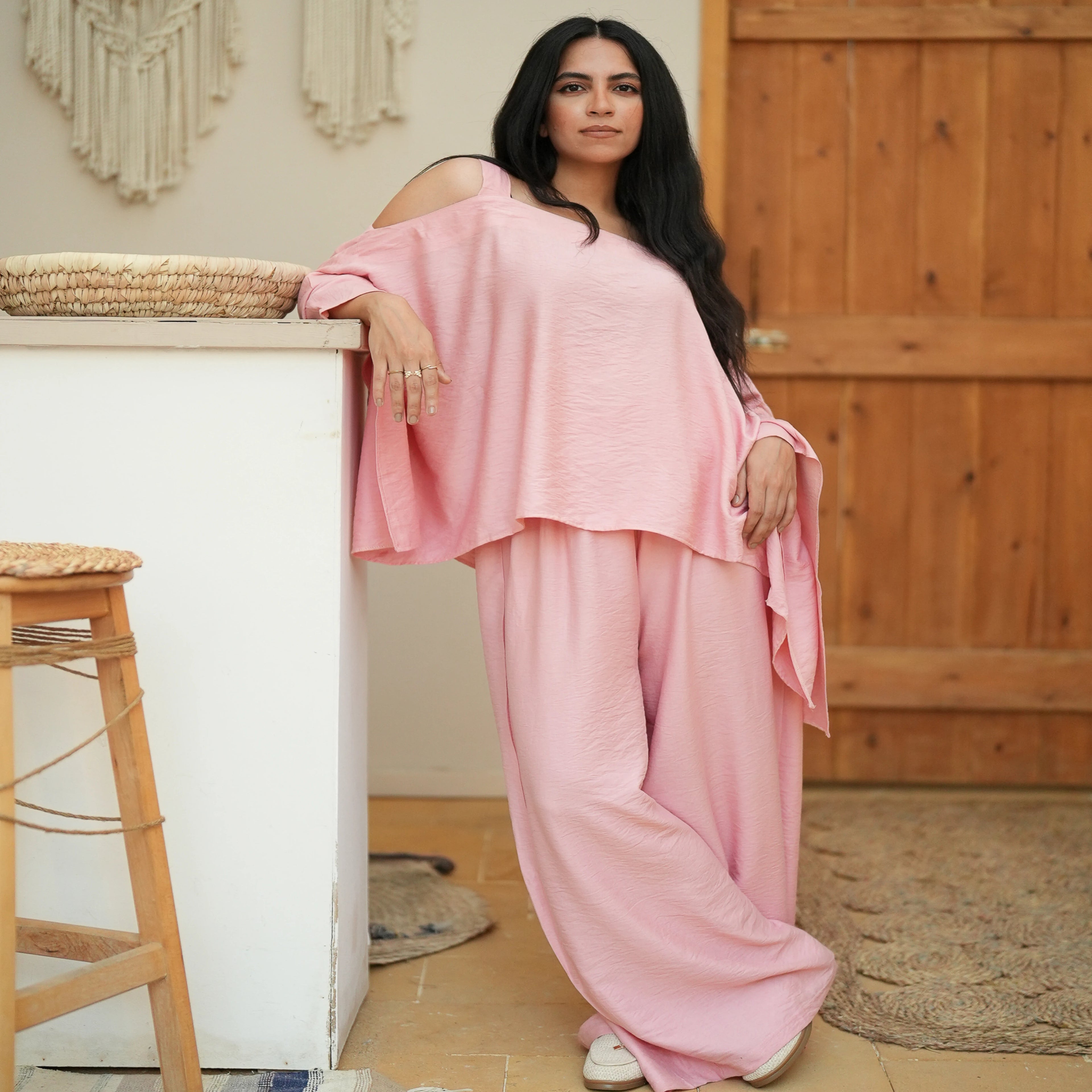 Pink Off - shoulders Smart Set - Peaco