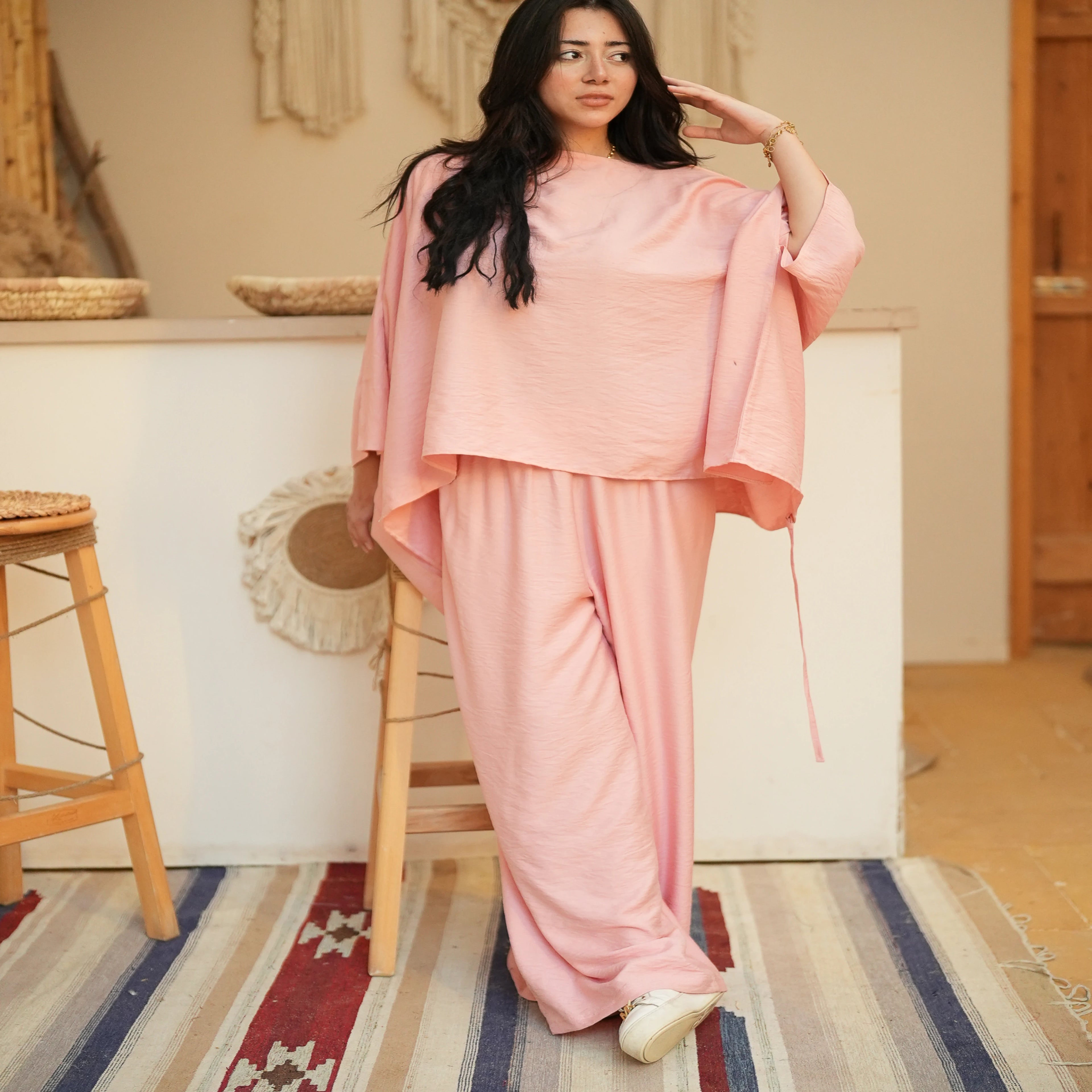 Pink Puncho Smart Set - Peaco