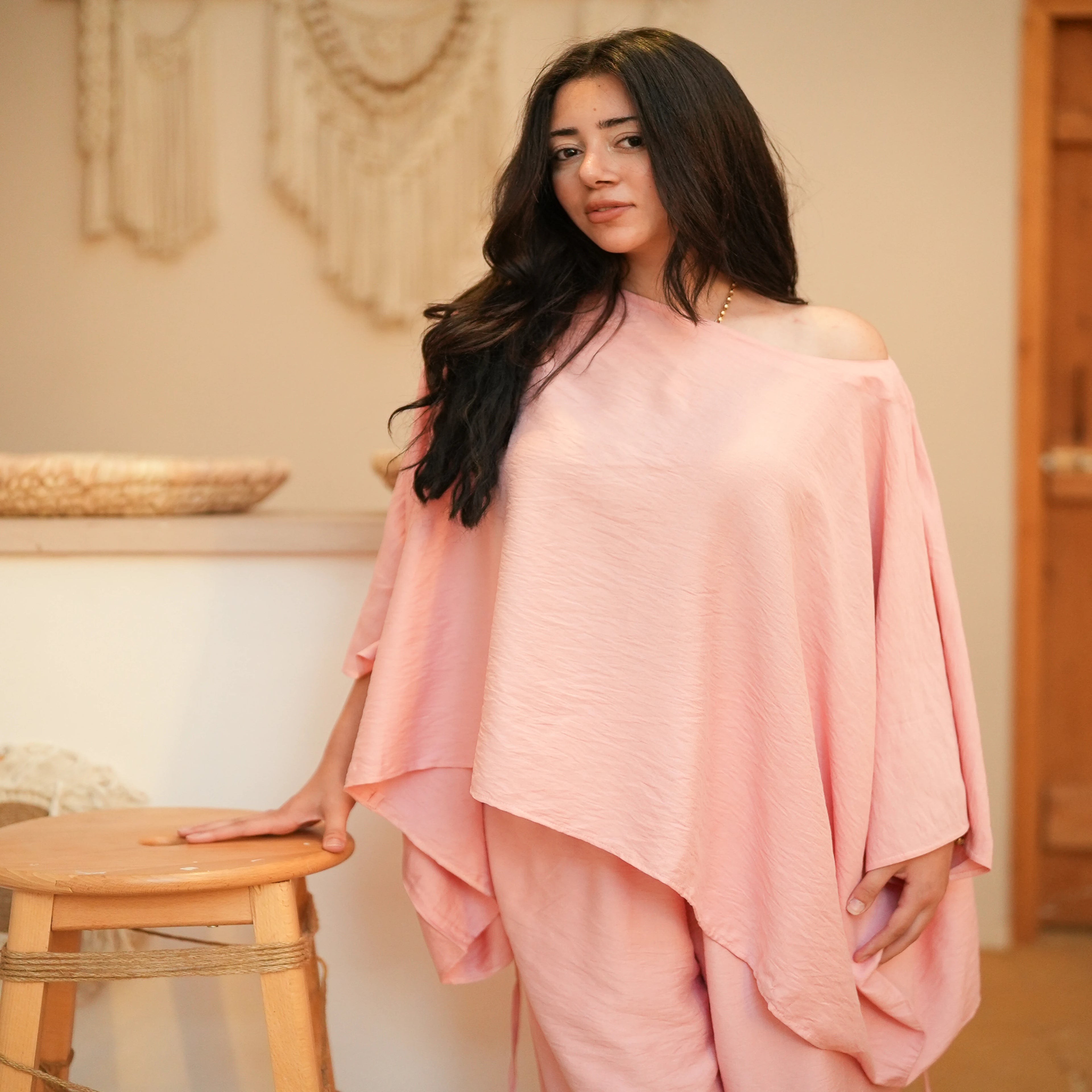 Pink Puncho Smart Set - Peaco