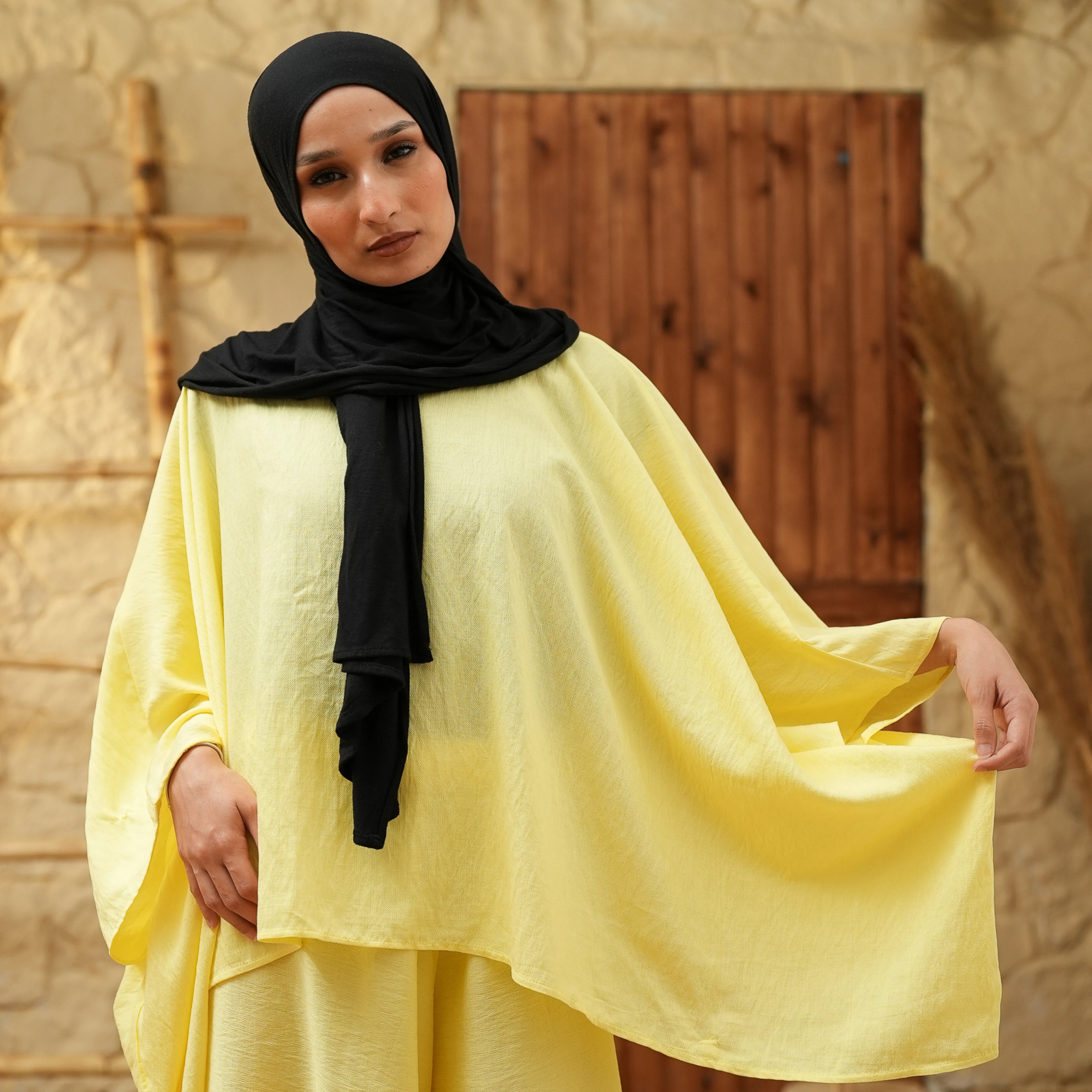 Yellow Puncho Smart Set - Peaco