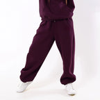 Burgundy Pants - plain - Peaco