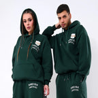 Green Blinded Bear Hoodie - designed - Peaco