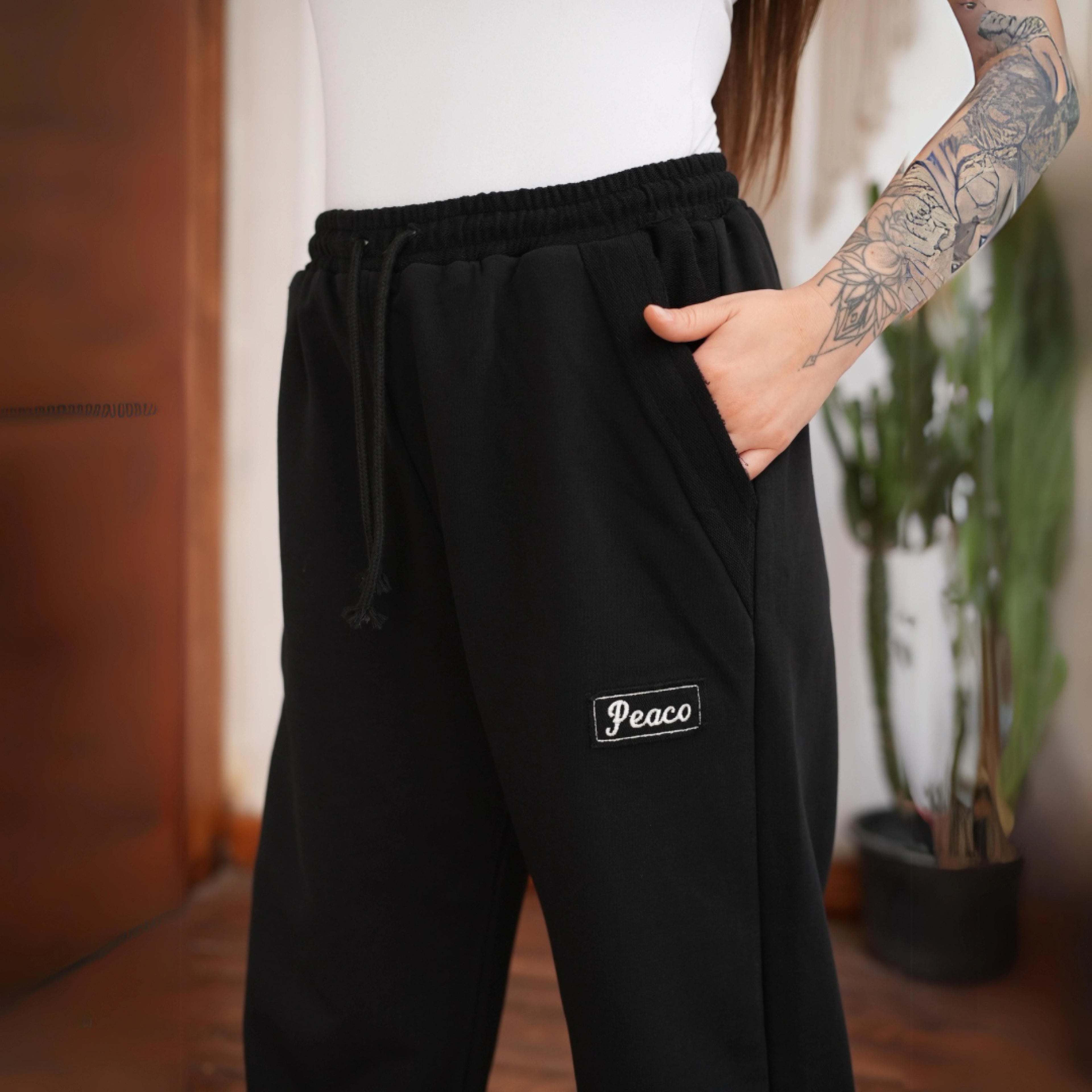 Black Spring Pants - Peaco