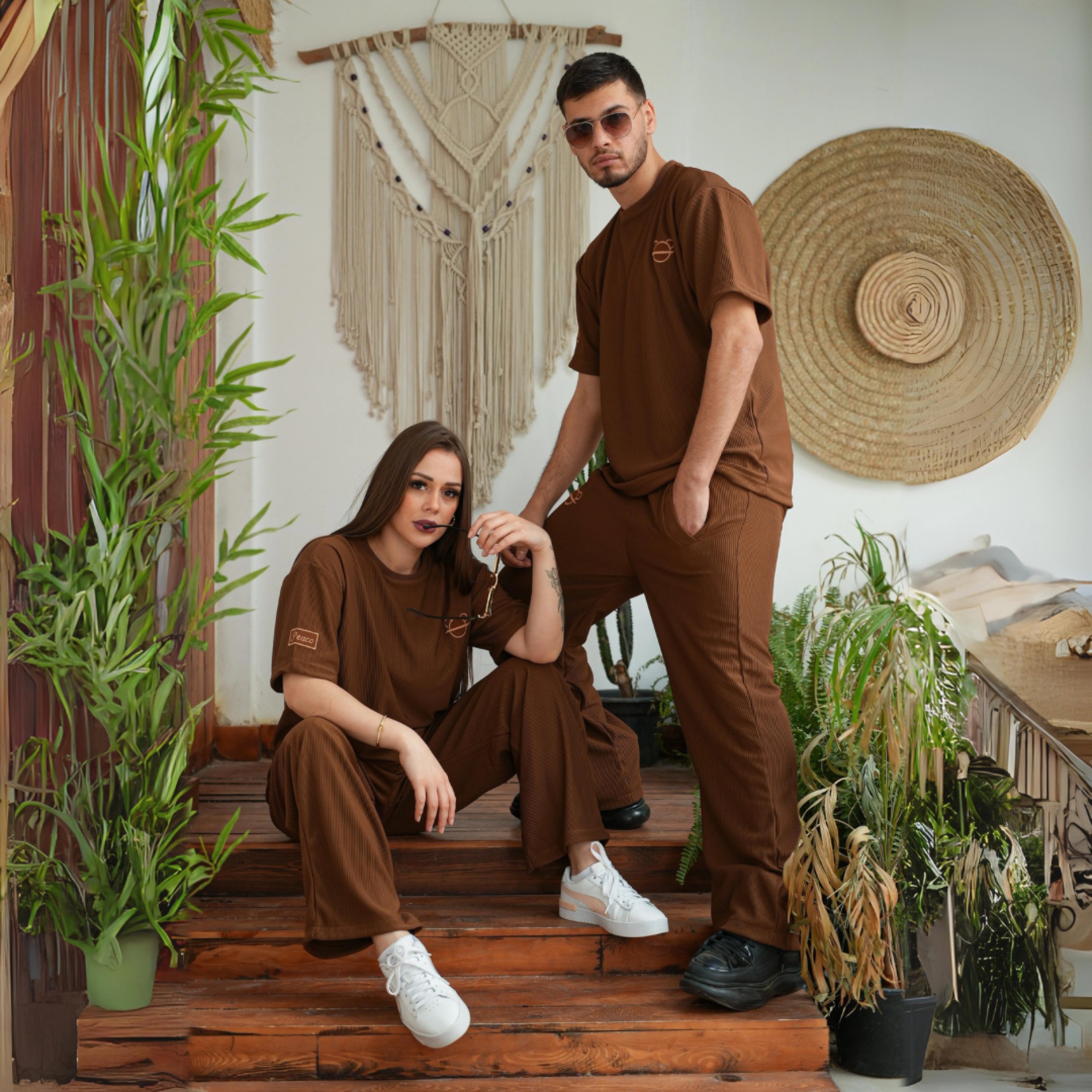 Brown Unisex Summer St - Peaco