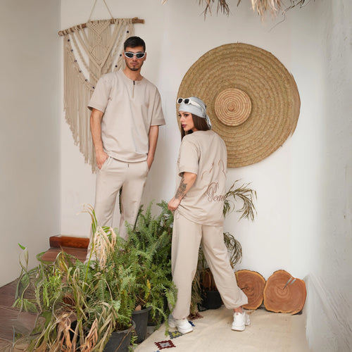 Beige Summer Melton SET - Peaco