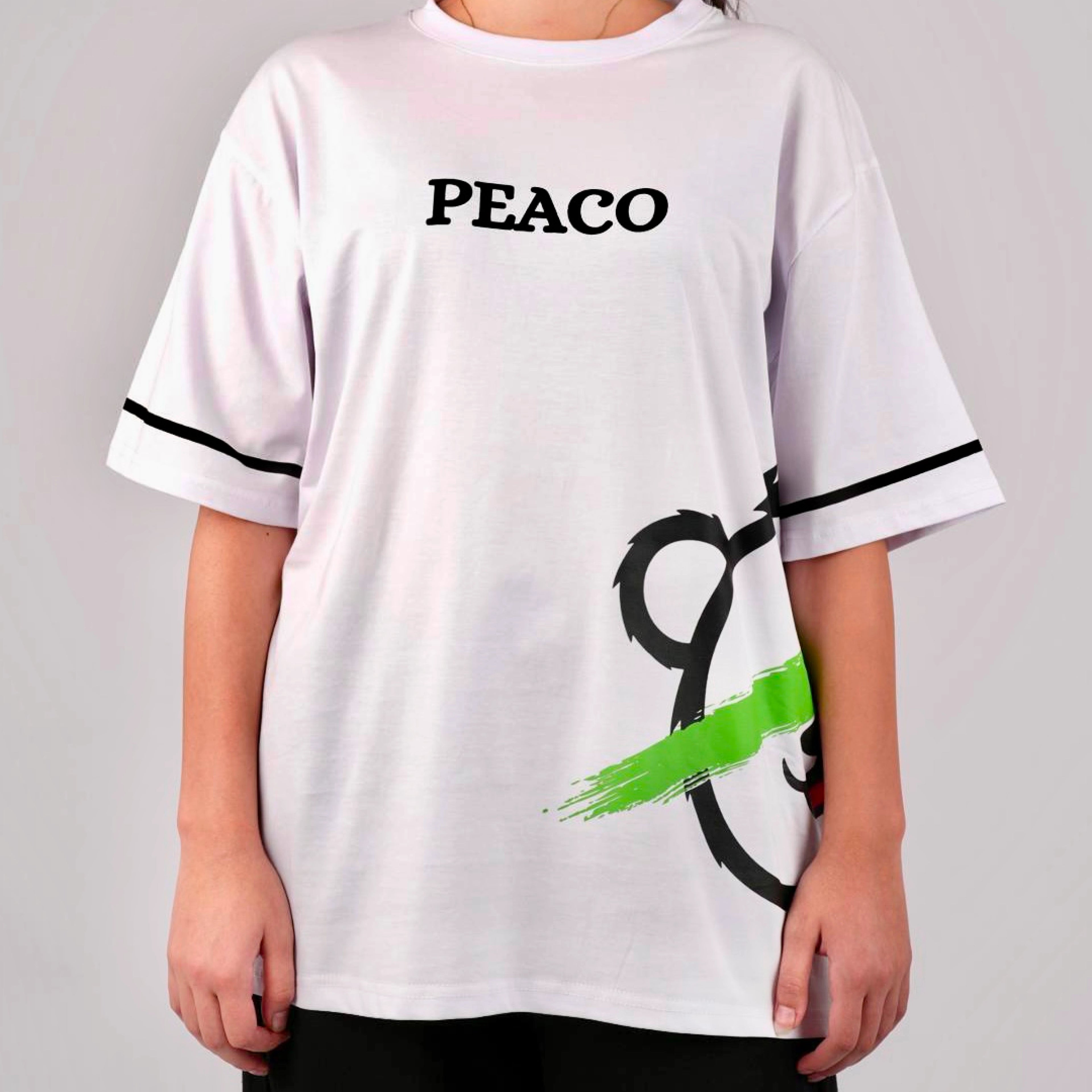 White Blinded Bear Summer T-shirt - Peaco