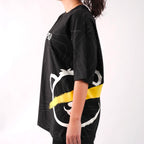 Black Blinded Bear Summer T-shirt - designed - Peaco