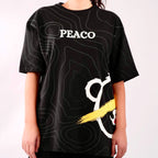 Black Blinded Bear Summer T-shirt - designed - Peaco