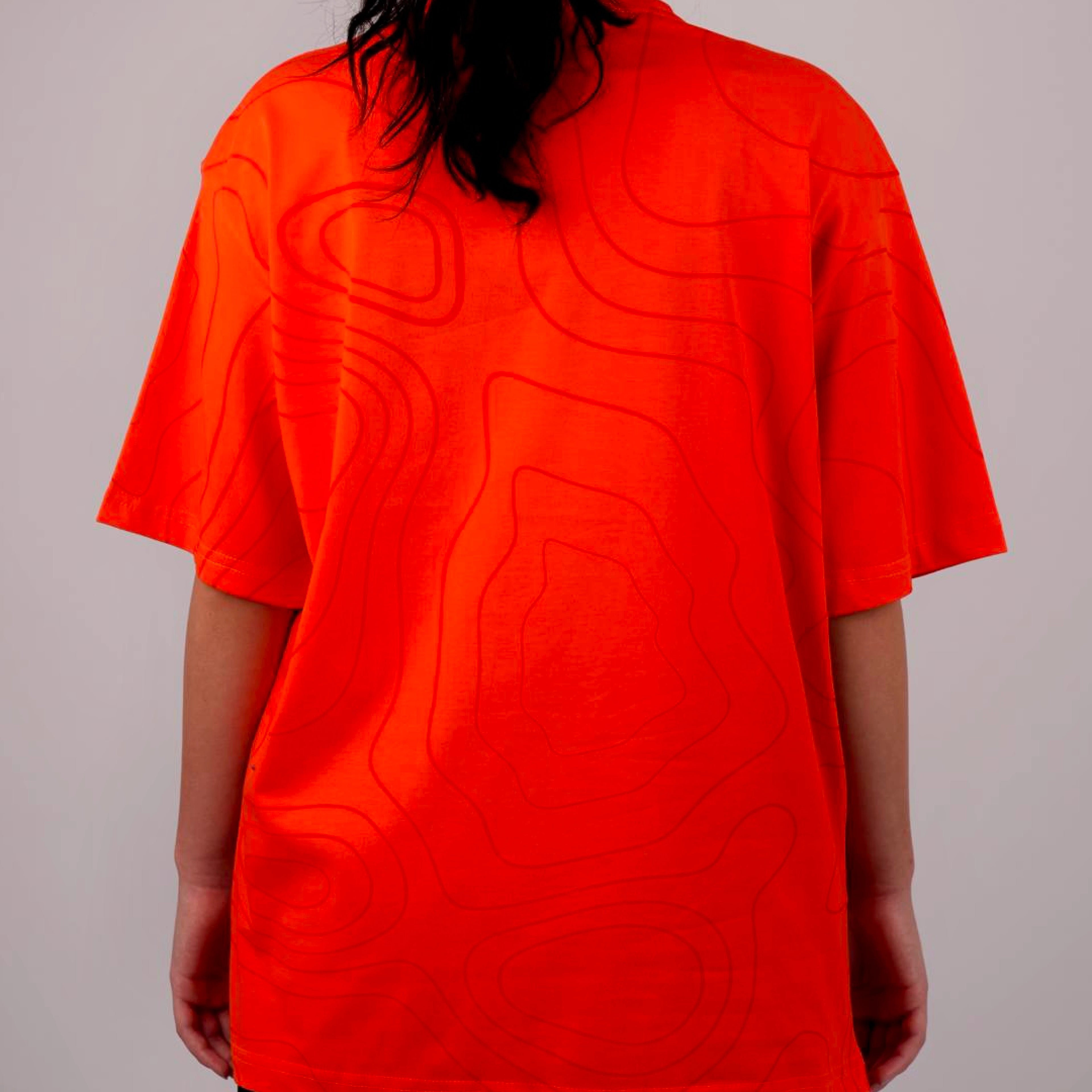 Orange Blinded Bear Summer T-shirt - Peaco