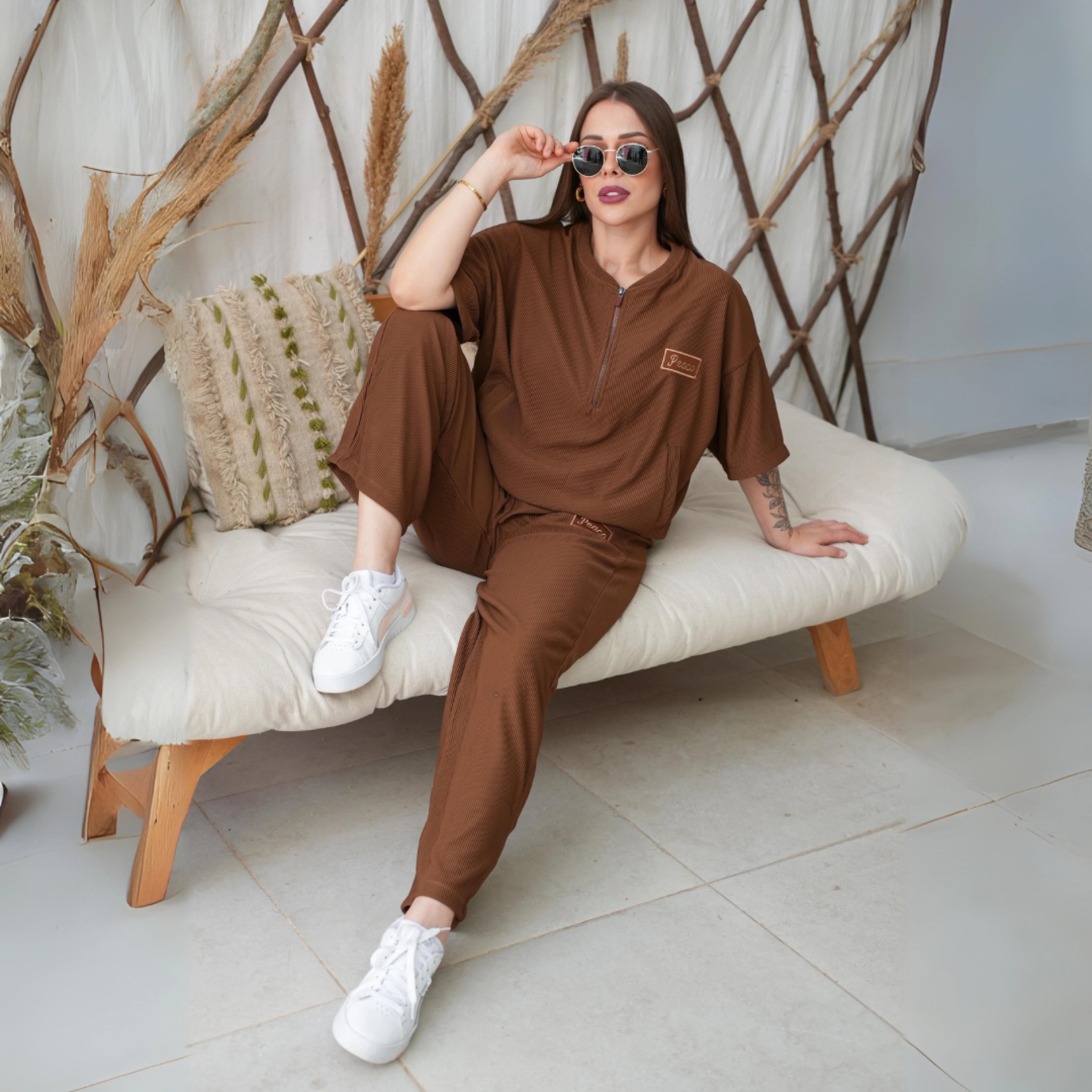 Brown Woman Summer Set - Peaco